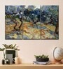Blue Yellow Olive Trees 1889 Painting Wall Art Panels ( Set Of 3)
