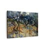 Blue Yellow Olive Trees 1889 Painting Wall Art Panels ( Set Of 3)
