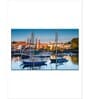 Blue Painting Wall Art Panels ( Set Of 3)