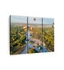 Green Blue Balloons Over Rio Grande Wall Art Panels ( Set Of 3)