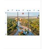 Green Blue Balloons Over Rio Grande Wall Art Panels ( Set Of 3)