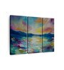 Green Blue Childhood Painting Wall Art Panels ( Set Of 3)
