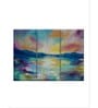 Green Blue Childhood Painting Wall Art Panels ( Set Of 3)