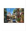 Green Blue Mediterranean Morning Painting Wall Art Panels ( Set Of 3)