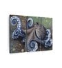 Green Blue Painting Wall Art Panels ( Set Of 3)