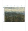 Green Blue Ridge Painting Wall Art Panels ( Set Of 3)