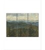 Green Blue Ridge Painting Wall Art Panels ( Set Of 3)