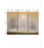 Grey Beige Forest Of Dreams Wall Art Panels ( Set Of 3)