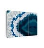 Grey Blue Amethyst Geode Macro Painting Wall Art Panels ( Set Of 3)