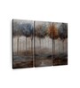 Grey The Silver Pond Printed Framed Wall Art Panels ( Set Of 3)