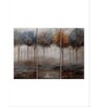 Grey The Silver Pond Printed Framed Wall Art Panels ( Set Of 3)