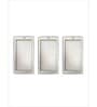 Off White Green Spring Summer Painting Wall Art Panels ( Set Of 3)