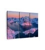 Purple Pink Sunrise Wall Art Panels ( Set Of 3)