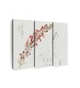 Red White Painting Wall Art Panels ( Set Of 3)