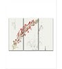 Red White Painting Wall Art Panels ( Set Of 3)