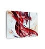Red White Painting Wall Art Panels ( Set Of 3)