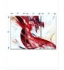Red White Painting Wall Art Panels ( Set Of 3)