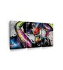 Black Urban Couple Painting Wall Art Panels ( Set Of 3)