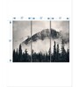 White Black Banff Park Mountain Scene Painting Frames ( Set Of 3)