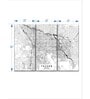 White Black Painting Wall Art Panels ( Set Of 3)