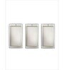 White Black Painting Wall Art Panels ( Set Of 3)