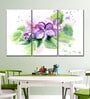 White Green Painting Wall Art Panels ( Set Of 3)