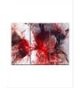 White Red Vampire Blood Abstract Painting Wall Art Panels ( Set Of 3)