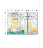 White Yellow Colored Gather Lemons Landscape Wall Art Panels ( Set Of 3)