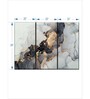 White Luxury Abstract Painting Wall Art Panels ( Set Of 3)