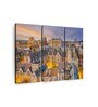 Yellow Blue Yale University Buildings Painting Wall Art Panels ( Set Of 3)