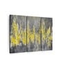 Yellow Grey Painting Wall Art Panels ( Set Of 3)