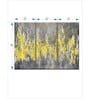 Yellow Grey Painting Wall Art Panels ( Set Of 3)