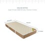Posture Support Single Bed 72x30x5.5 Inch Bonnell Spring Mattress