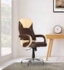 Posturpro Leatherette Executive Chair in Beige And Brown Colour Posturpro Leatherette Executive Chair in Beige And Brown Colour