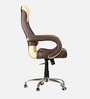 Posturpro Leatherette Executive Chair in Beige And Brown Colour Posturpro Leatherette Executive Chair in Beige And Brown Colour
