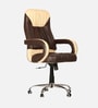 Posturpro Leatherette Executive Chair in Beige And Brown Colour Posturpro Leatherette Executive Chair in Beige And Brown Colour