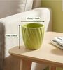 Light Green Ceramic 4-Inch Flower Pot