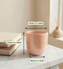 Lite Peach Ceramic Flower Pot