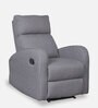 Potenza Fabric Manual 1 Seater Recliner in Grey Colour