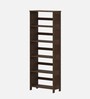 Potter Solid Wood Bookshelf In Irish Walnut Colour