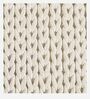 Pouff Fabric Pouffe in White Colour