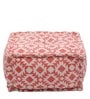 Pouffe in Red Colour
