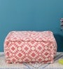 Pouffe in Red Colour