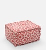 Pouffe in Red Colour