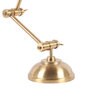 Ciaro Gold Adjustable Study Lamp With Iron Base