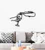 Pouring Wine In the Glass Metal Art Wall Decor