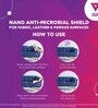 Power Nano 100ml each (Set of 2) Anit-Microbial Shield for Fabric & Leather