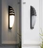 Pozza Grey Outdoor LED Wall Light