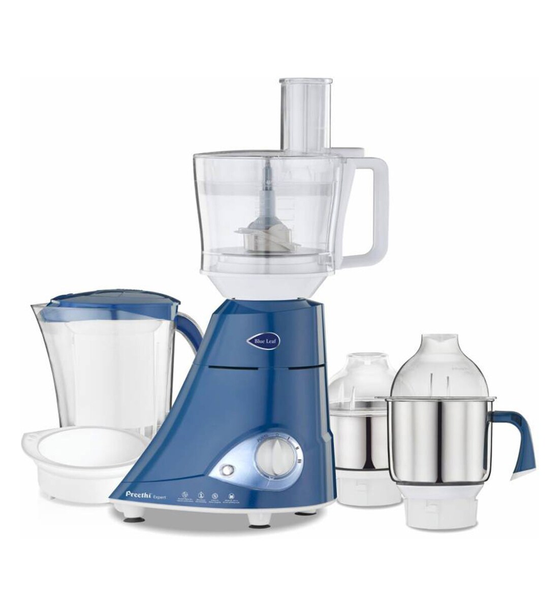 Buy Preethi 4 Jars 750W Blue Juicer Mixer Grinder (Model No MG214