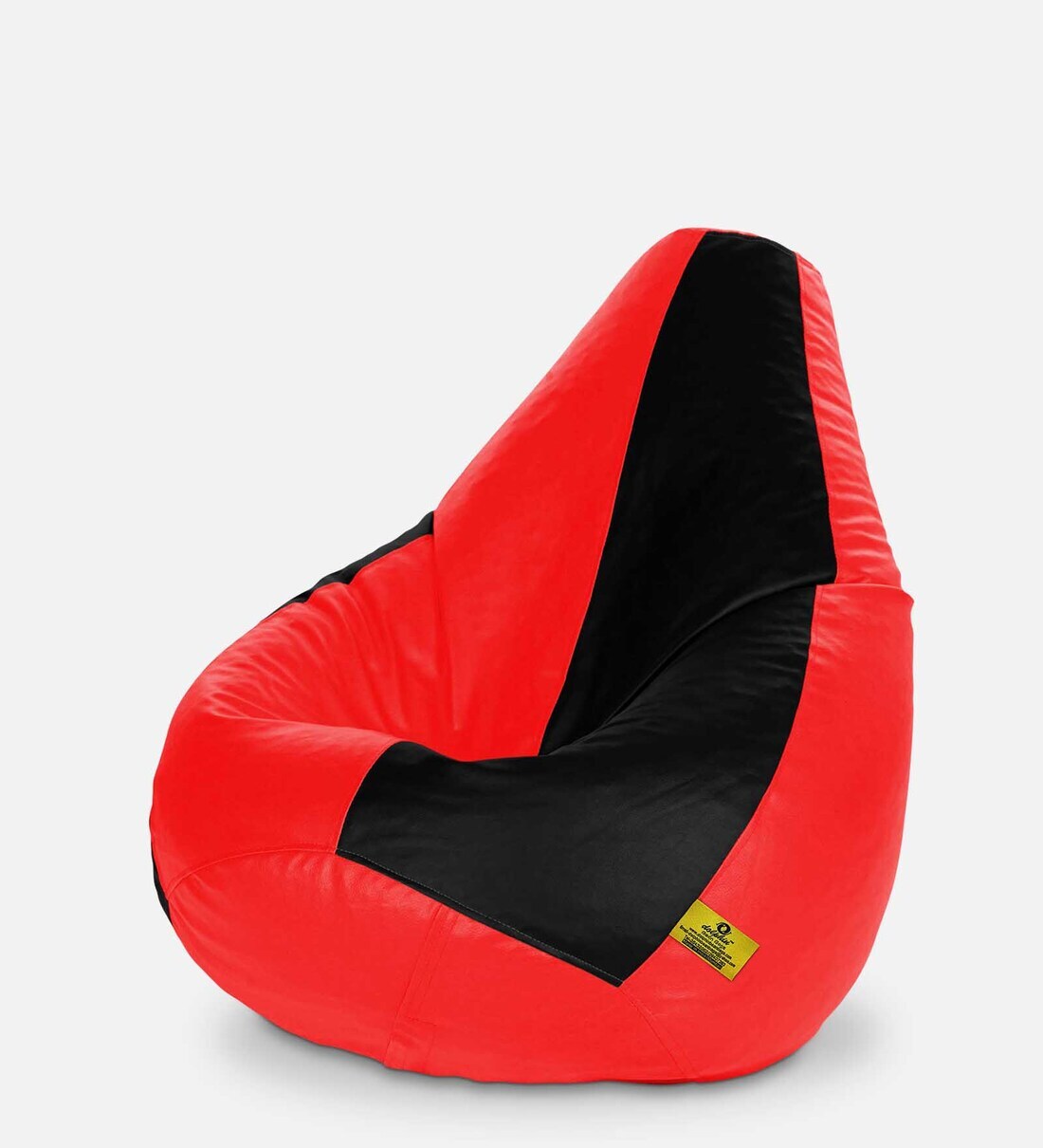 Buy Premium XL Size Bean Bag with Beans in Black & Red Colour at 6 OFF